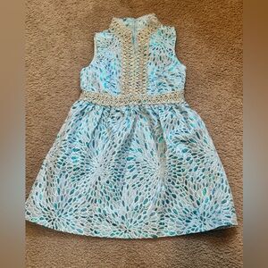Lilly Pulitzer Mini Francis Dress in Bermuda Blue Lagoon Jacquard Dress